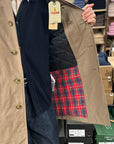 baracuta g10 trench coat detachable with wind flap tan