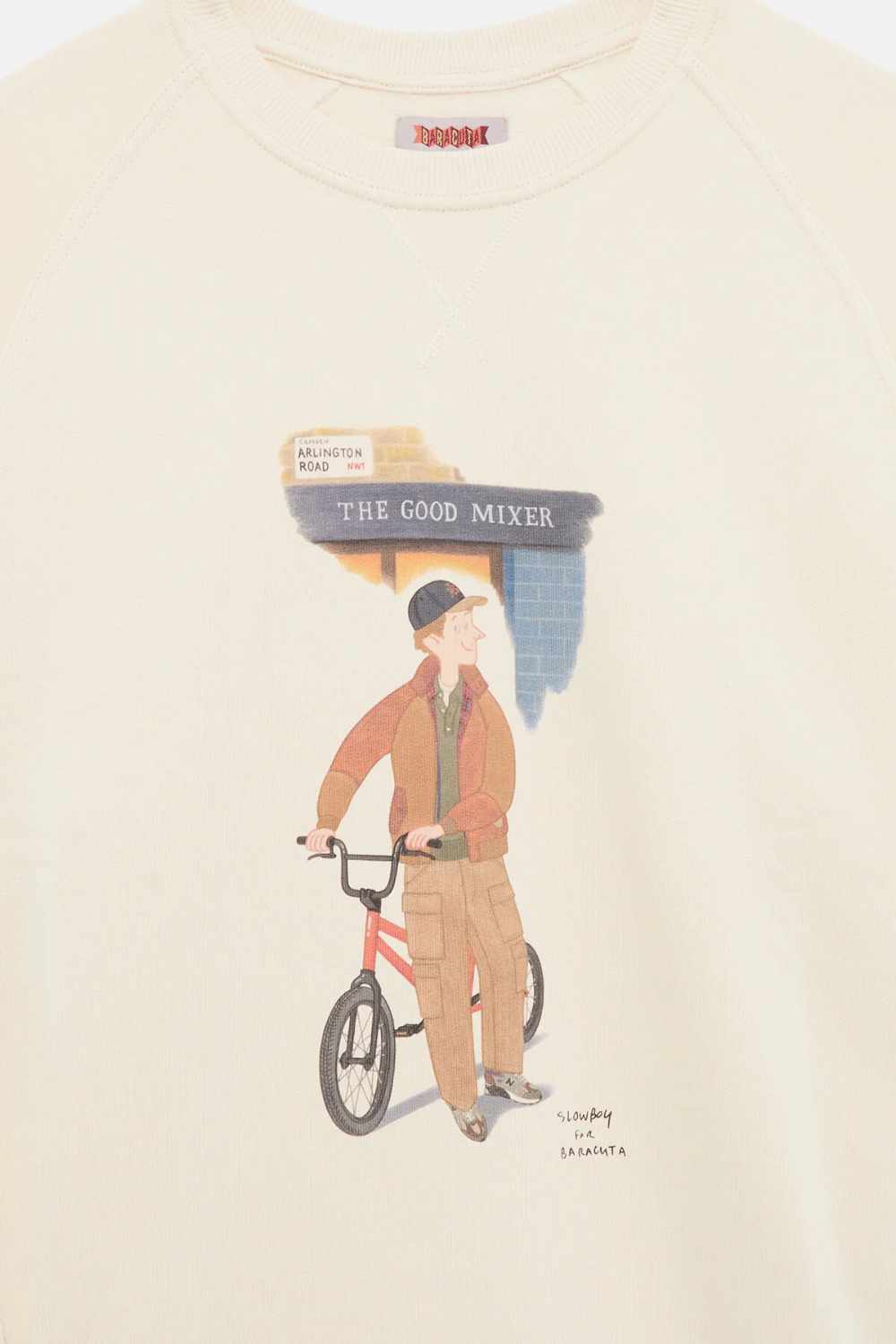 baracuta slowboy arlington pullover butter