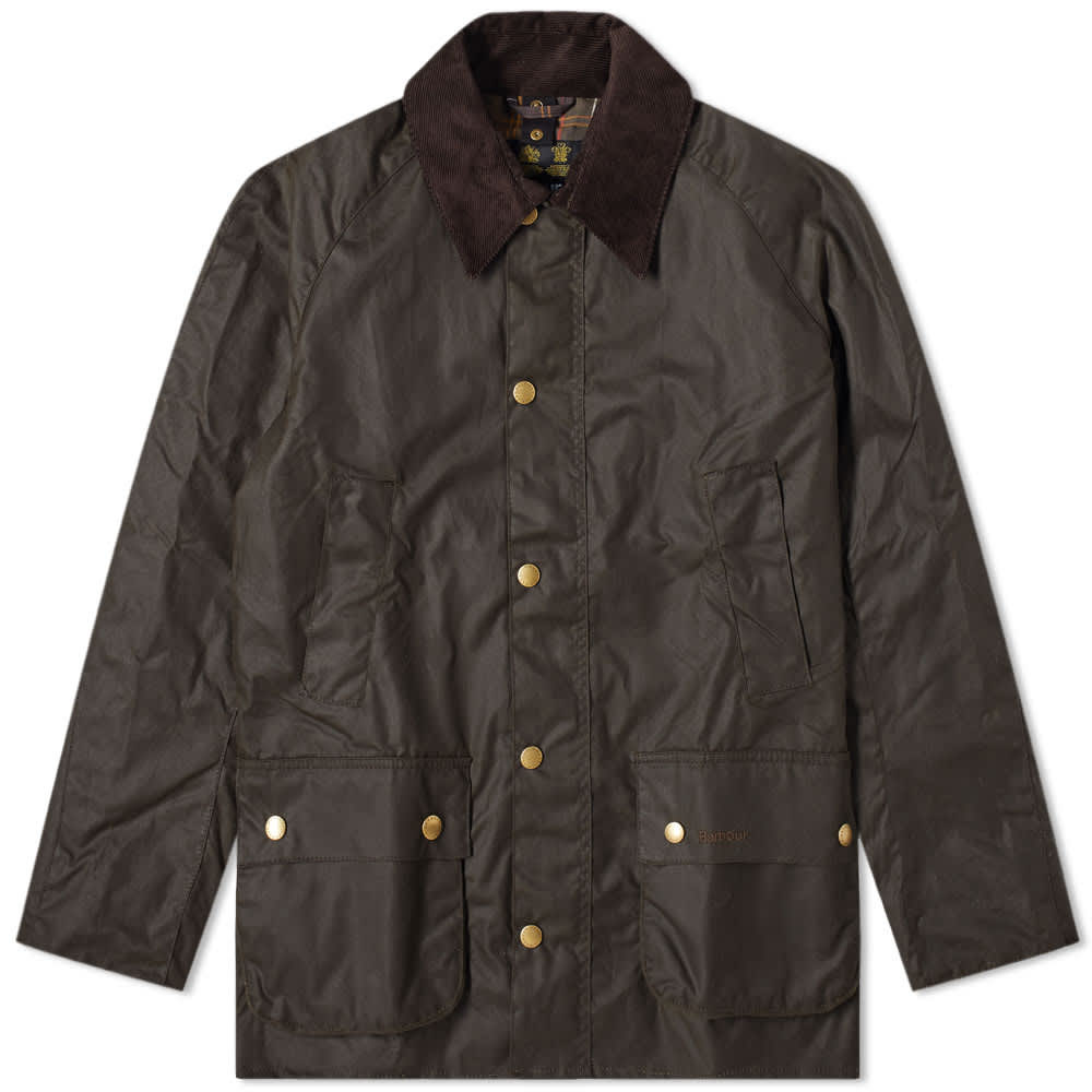 barbour ashby waxed jacket olive