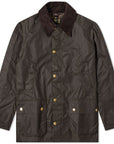 barbour ashby waxed jacket olive