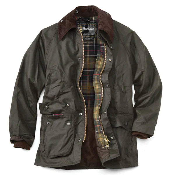 barbour bedale wax jacket sage
