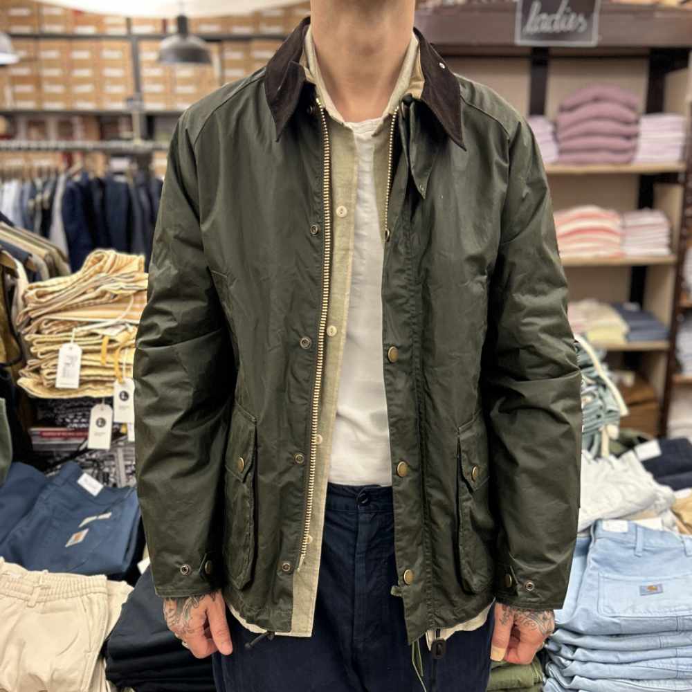 barbour wax deck jacket archive olive