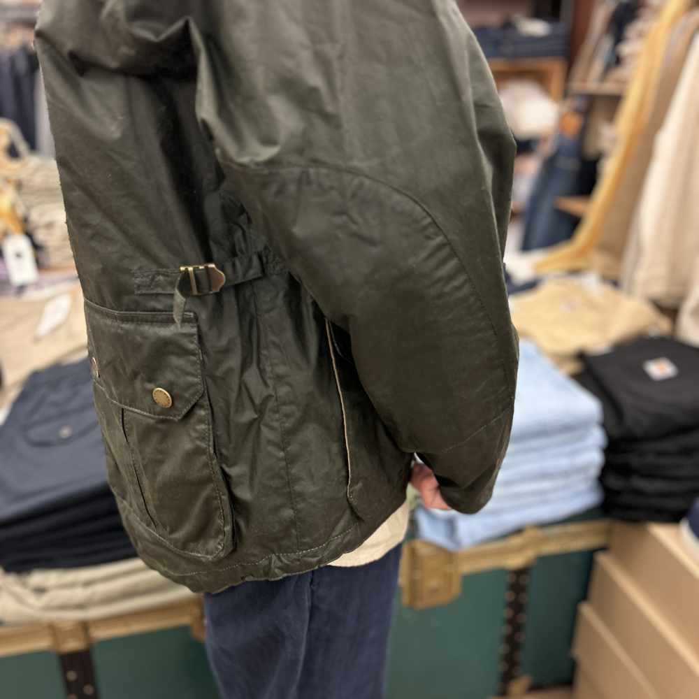 barbour wax deck jacket archive olive