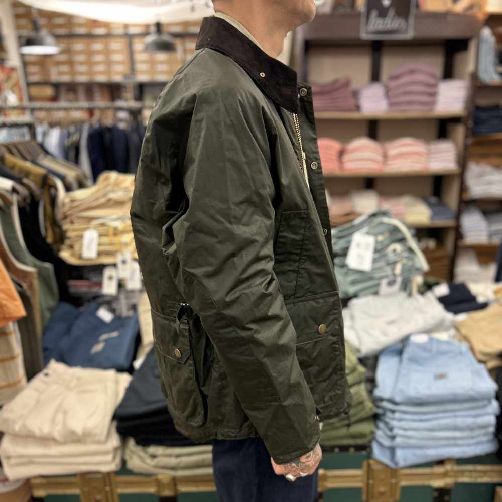 barbour wax deck jacket archive olive