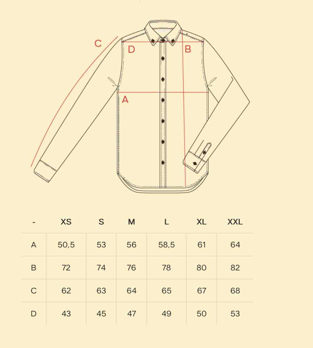 olow classico chemise shirt beige estran (LAST SIZE XXXL)