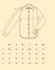 olow classico chemise shirt beige estran (LAST SIZE XXXL)