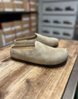 birkenstock amsterdam wrapped taupe