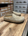 birkenstock amsterdam wrapped taupe
