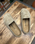 birkenstock amsterdam wrapped taupe