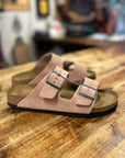 birkenstock arizona pink clay