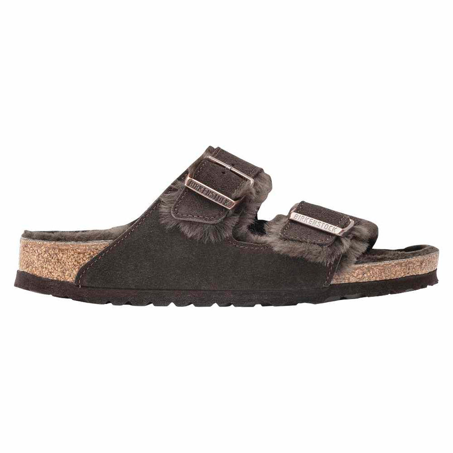 birkenstock arizona shearling mocha