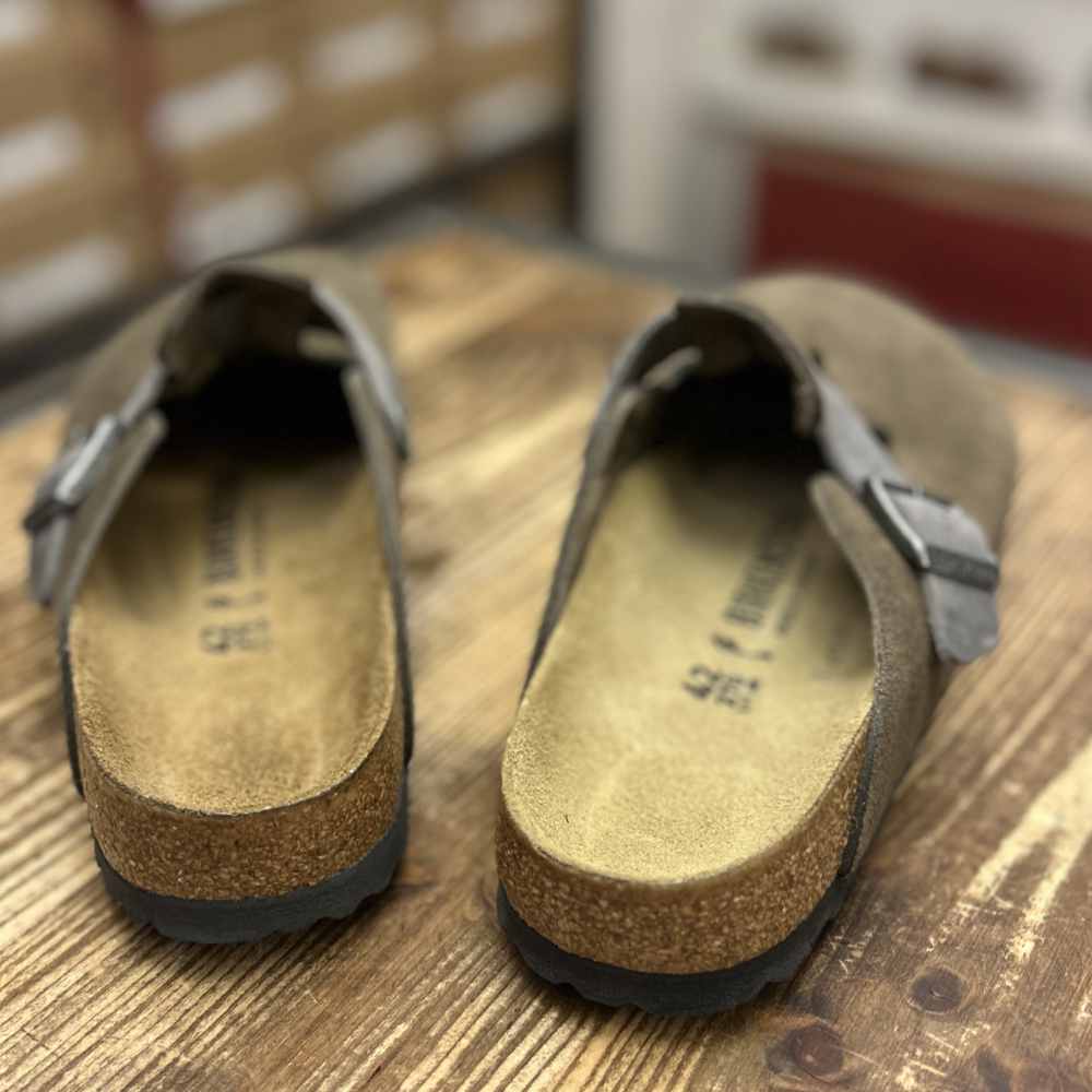 birkenstock boston concrete gray