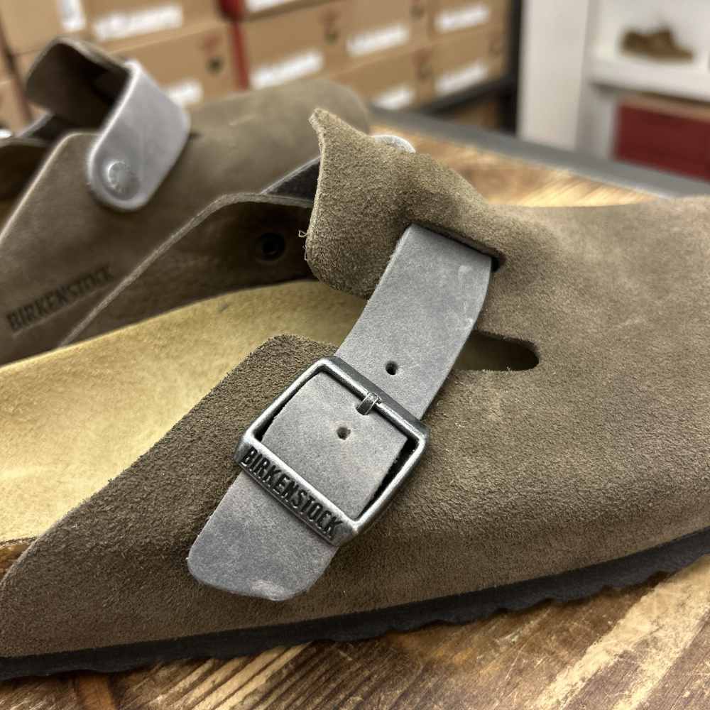 birkenstock boston concrete gray