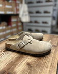 birkenstock boston taupe