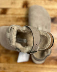 birkenstock tokio inside shearling taupe