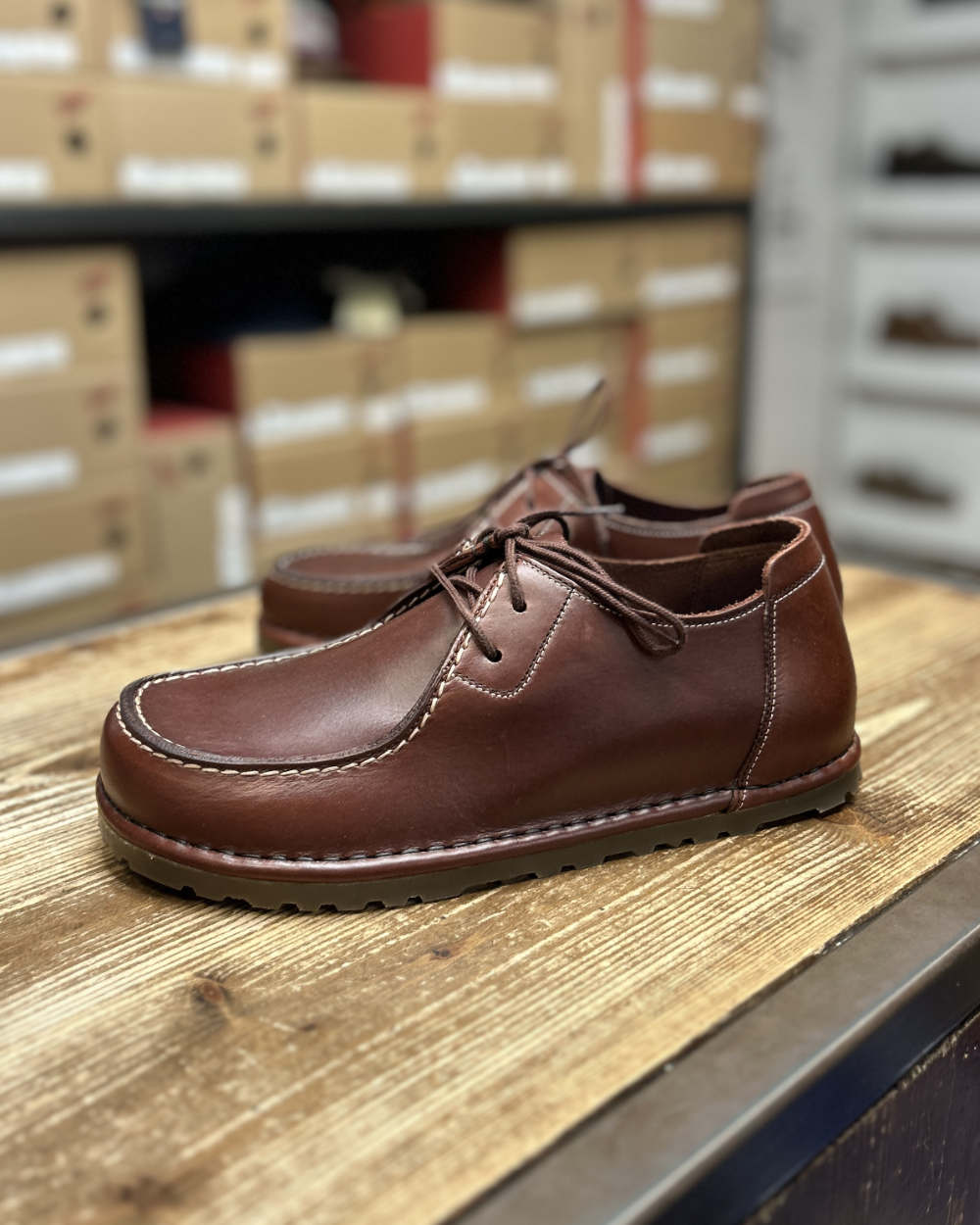 birkenstock utti lace rust