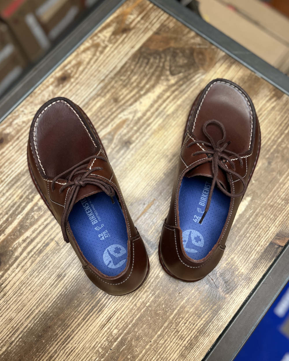 birkenstock utti lace rust