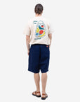 olow handa shorts blue denim
