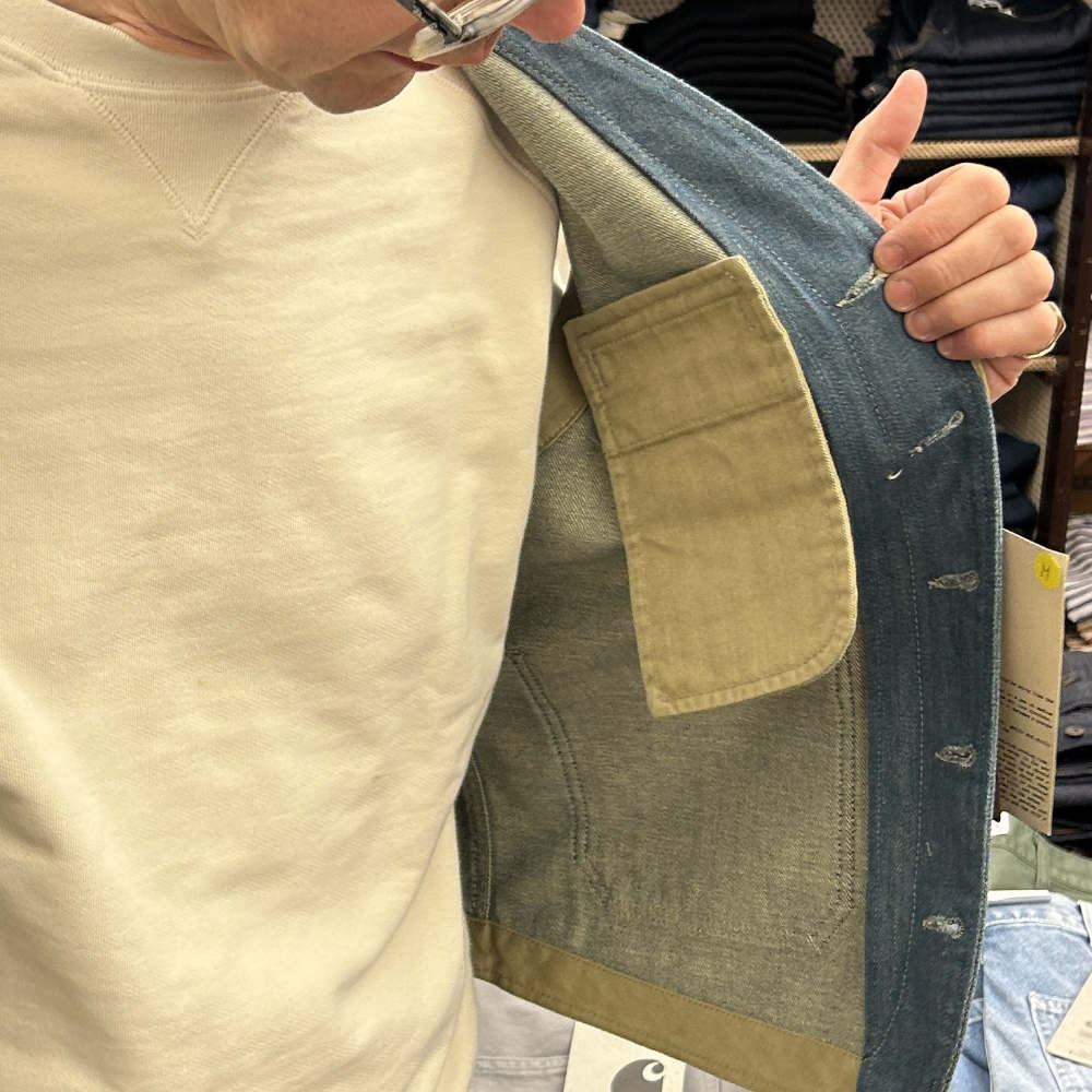captain santors vest 7706 clk23 denim blue