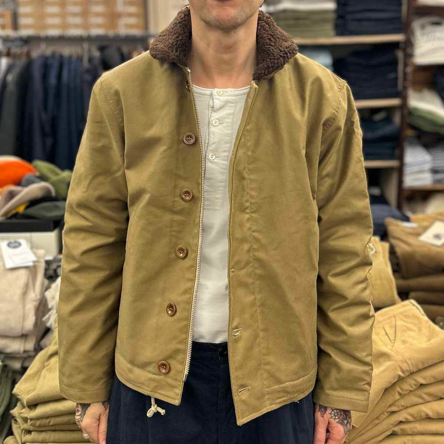 captain santors deck jacket n1 kaki