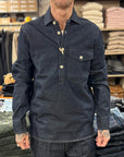 captain santors denim polo shirt 8805 cg369 blue