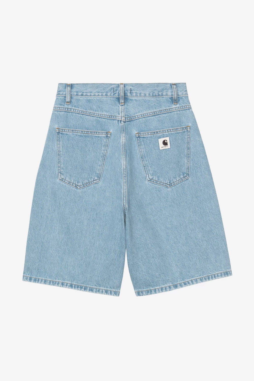 carhartt wip women brandon short blue stone bleached