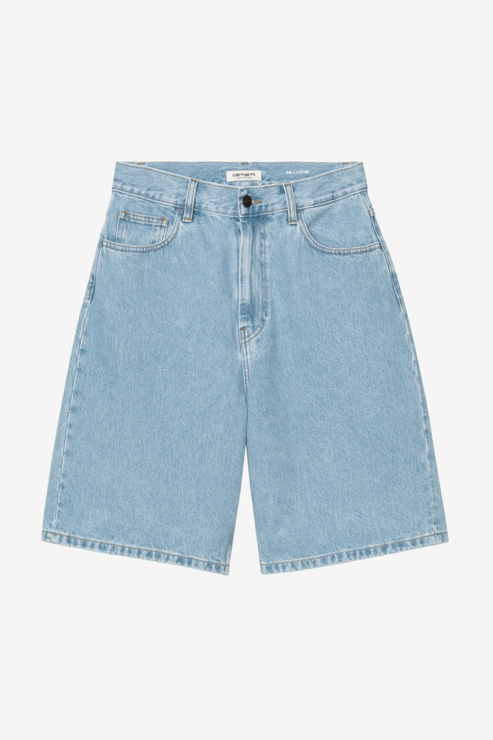 carhartt wip women brandon short blue stone bleached