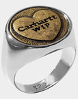 carhartt wip  heart ring silver