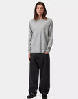 carhartt wip aaron pant black stone washed