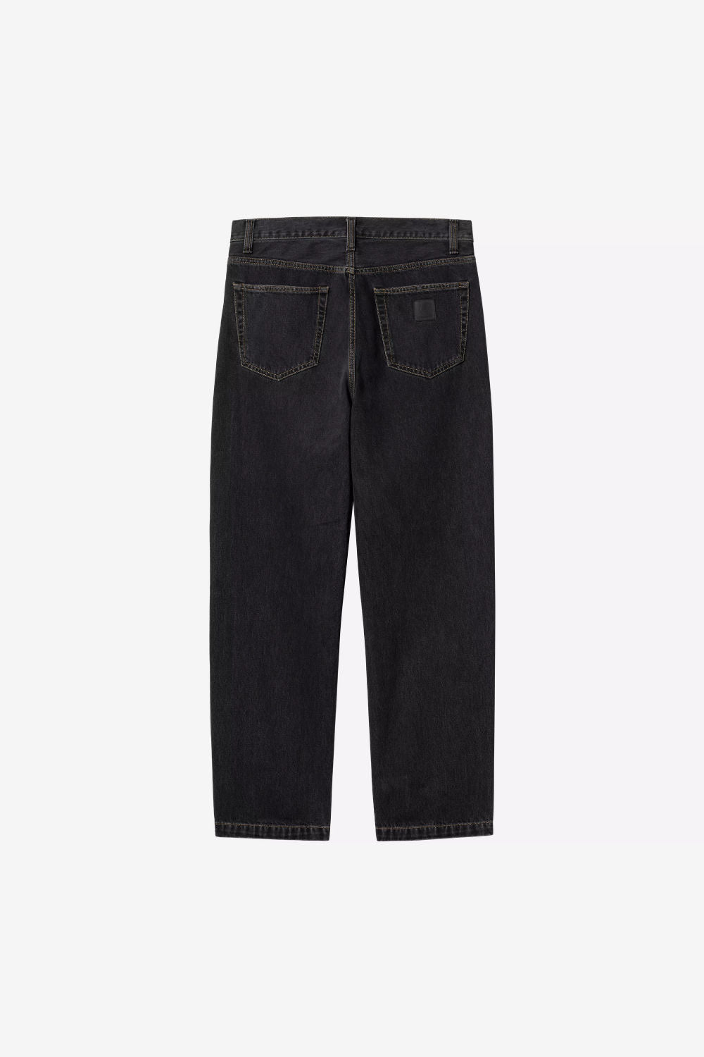 carhartt wip aaron pant black stone washed
