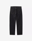 carhartt wip aaron pant black stone washed