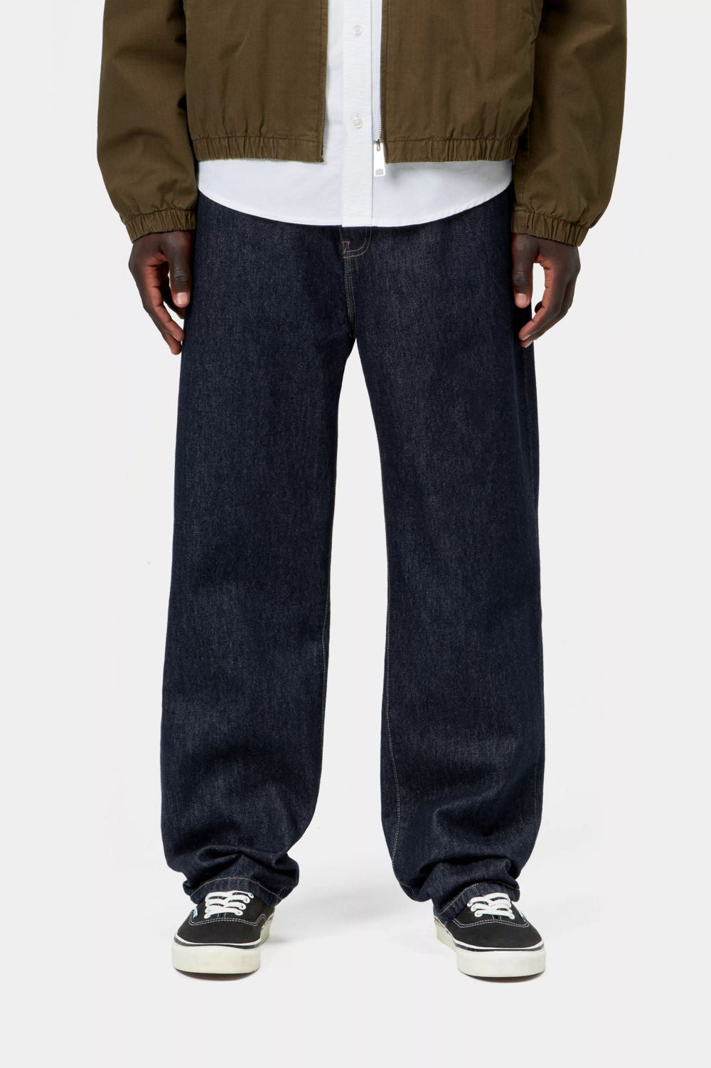 carhartt wip aaron pant blue rinsed