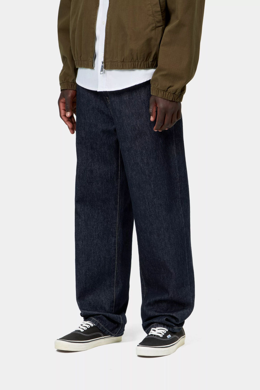 carhartt wip aaron pant blue rinsed