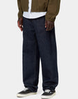 carhartt wip aaron pant blue rinsed