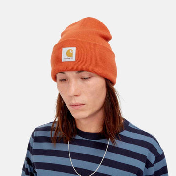 carhartt wip acrylic watch hat brick