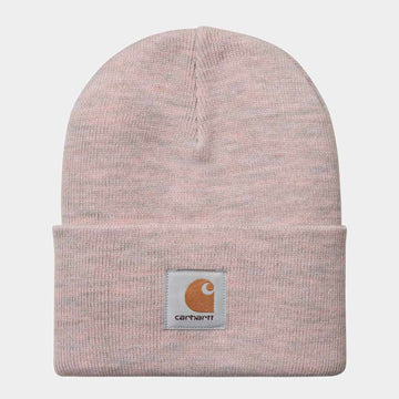 carhartt wip acrylic watch hat glassy pink heather