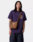 carhartt wip canvas bag small hamilton brown