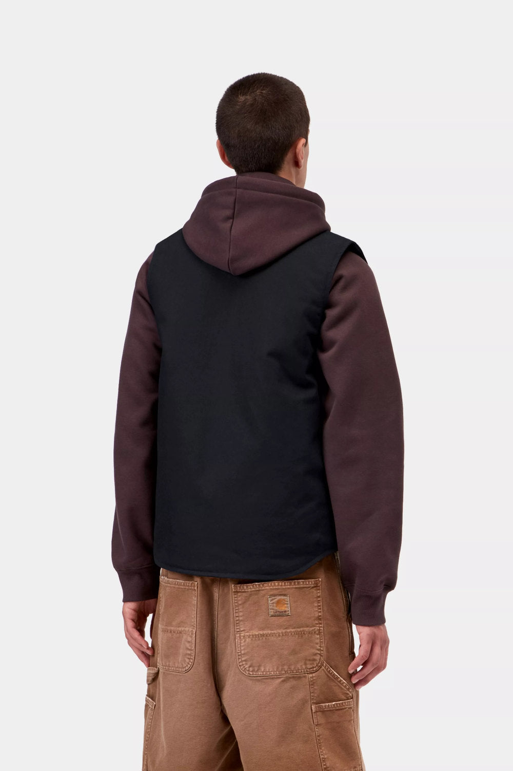 carhartt wip classic vest dark navy rigid