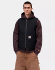 carhartt wip classic vest dark navy rigid