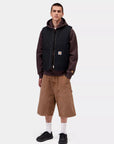 carhartt wip classic vest dark navy rigid