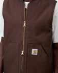 carhartt wip classic vest tobacco rigid