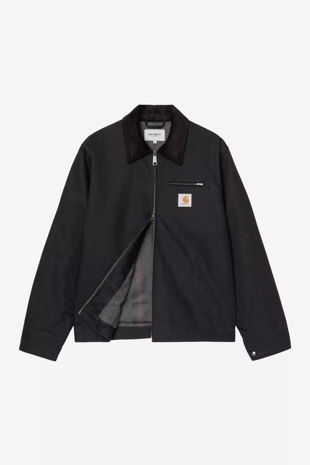 carhartt wip detroit jacket winter dark navy black rigid