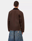 carhartt wip detroit jacket winter tobacco black rigid