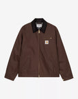 carhartt wip detroit jacket winter tobacco black rigid