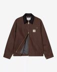 carhartt wip detroit jacket winter tobacco black rigid