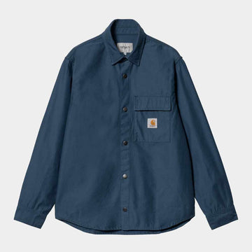 carhartt wip hayworth shirt jacket naval rinsed