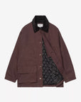 carhartt wip lander coat palisander black stone washed
