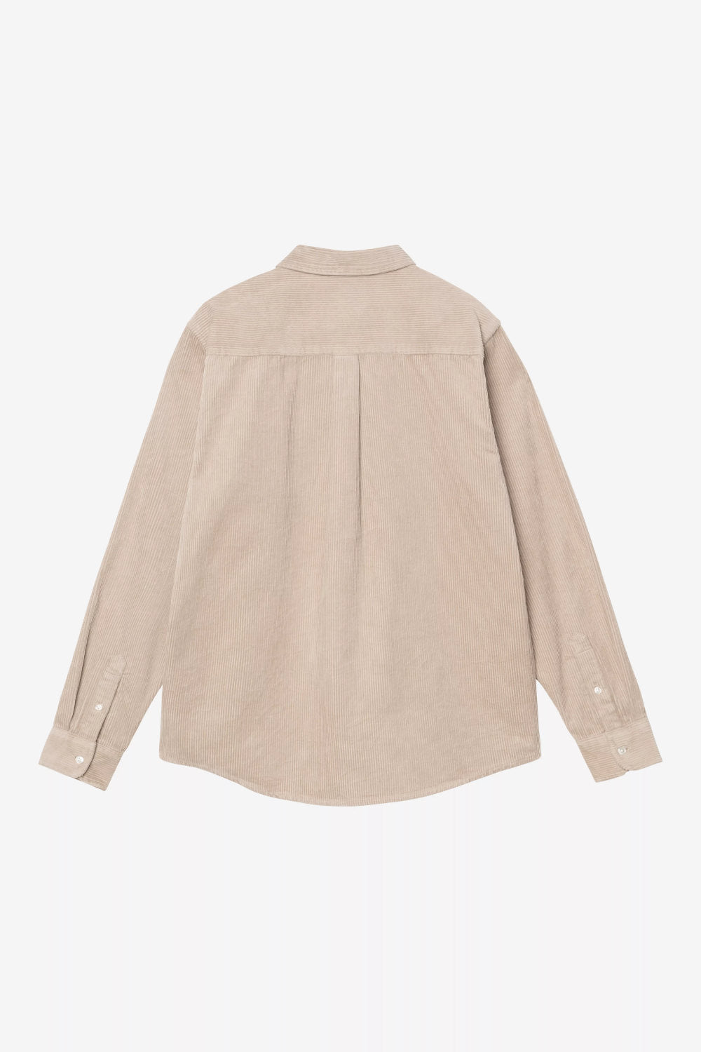 carhartt wip long sleeve madison cord shirt wall