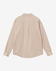 carhartt wip long sleeve madison cord shirt wall