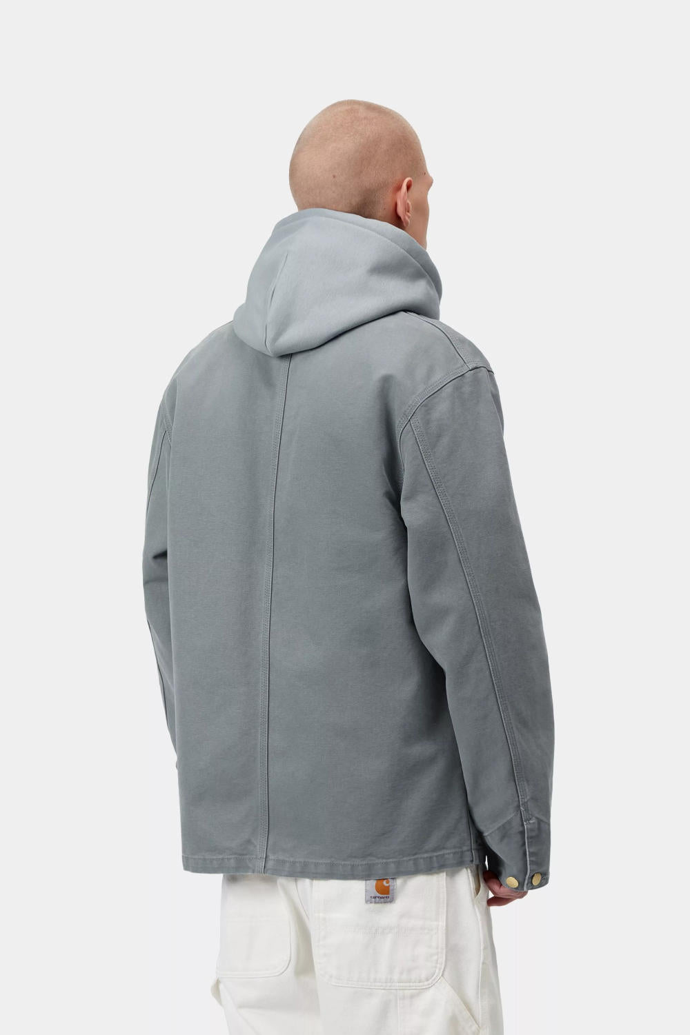 carhartt wip michigan coat cozy blue stone canvas – www.sublime.bz